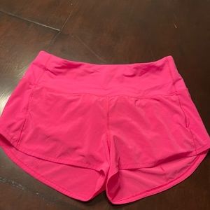 Lululemon 2.5 speed up shorts